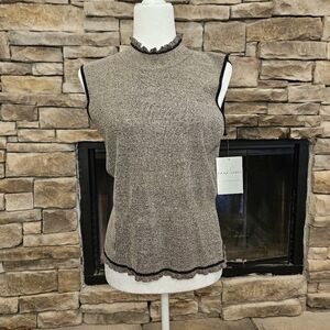 Emma James/Liz Claiborne Elegant Black Knit Top